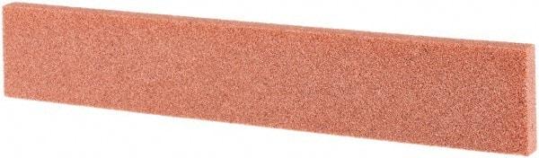 Tru-Maxx - 100 Grit Aluminum Oxide Rectangular Roughing Stone - Fine Grade, 1" Wide x 6" Long x 1/4" Thick - Americas Tooling