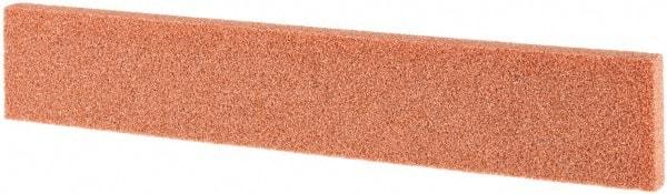 Tru-Maxx - 80 Grit Aluminum Oxide Rectangular Roughing Stone - Medium Grade, 1" Wide x 6" Long x 1/4" Thick - Americas Tooling