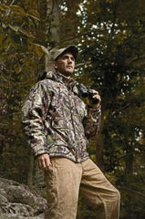 DeWALT - Size L Heated & Cold Weather Jacket - Camouflage, Polyester, Zipper Closure, 50" Chest - Americas Tooling