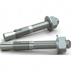 Husky - 4-3/4" Wide x 4-3/4" High x 1/2" Deep Open Shelving Anchor Fasteners - Americas Tooling