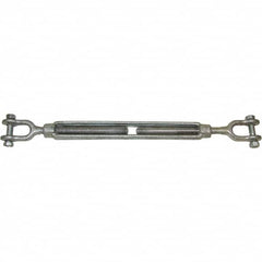 CM - 15,200 Lb Load Limit, 1-1/4" Thread Diam, 18" Take Up, Forged Steel Turnbuckle Body Turnbuckle - Americas Tooling