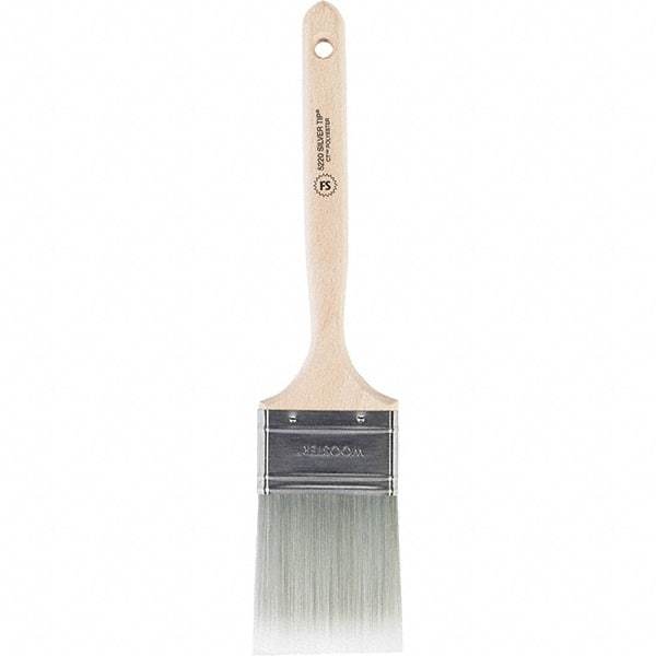 Wooster Brush - 2-1/2" Flat Polyester Sash Brush - 2-15/16" Bristle Length, 7-1/2" Wood Handle - Americas Tooling