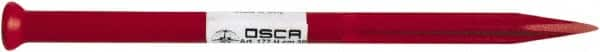 Osca - 12" OAL x 13/32" Blade Width Brick Chisel - Chrome Vanadium Steel Handle - Americas Tooling