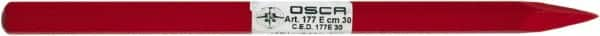 Osca - 12" OAL x 13/32" Blade Width Brick Chisel - Forged Steel Handle - Americas Tooling