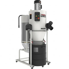 Jet - 1µm, 230 Volt Portable Dust Collector - 25-7/8" Long x 50-5/8" Deep x 72-1/4" High, 4" Connection Diam, 7,813' per min Air Flow - Americas Tooling