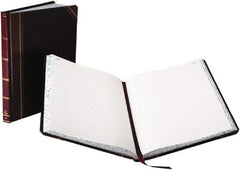 Boorum & Pease - 150 Sheet, 8-1/8 x 10-3/8", Record/Account Book - Black & Red - Americas Tooling