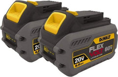 DeWALT - 60 Volt Lithium-Ion Power Tool Battery - 6 Ahr Capacity, 2 hr Charge Time, Series 20/60 FLEXVOLT - Americas Tooling