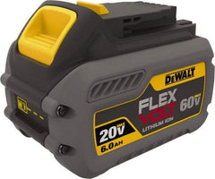 DeWALT - 60 Volt Lithium-Ion Power Tool Battery - 6 Ahr Capacity, 2 hr Charge Time, Series 20/60 FLEXVOLT - Americas Tooling