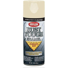 Krylon - Almond (Color), Gloss, Rust Proof Enamel Spray Paint - 25 Sq Ft per Can, 12 oz Container, Use on Wood, Metal - Americas Tooling