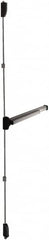 Falcon - Nonhanded, Surface Vertical Rod - Aluminum Finish, 30 to 36" Door Width, Grade 1 - Americas Tooling