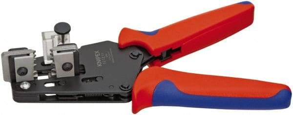 Knipex - 15 to 10 AWG Capacity Precision Wire Stripper - 7-1/2" OAL, Plastic Cushion Handle - Americas Tooling