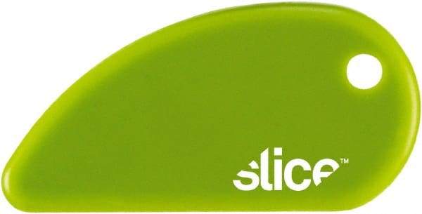 Slice - Fixed Safety Cutter - 62mm Blade, Green Non-Slip Comfort Handle, 1 Blade Included - Americas Tooling