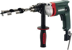 Metabo - 1/2" Keyed Chuck, 0 to 650 RPM, Pistol Grip Handle Electric Drill - 6.7 Amps, 120 Volts, Non-Reversible - Americas Tooling