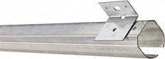 National Mfg. - 10 Ft Long, 600 Lb Capacity, Straight Boxrail - Galvanized - Americas Tooling