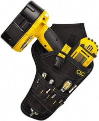 CLC - Drill/Impact Driver Holster with 8 Pockets - Ballistic Polyester, Black - Americas Tooling