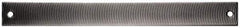 PFERD - 12" Long, Smooth Cut, Flat American-Pattern File - Curved Cut, 0.38" Overall Thickness, Flexible - Americas Tooling