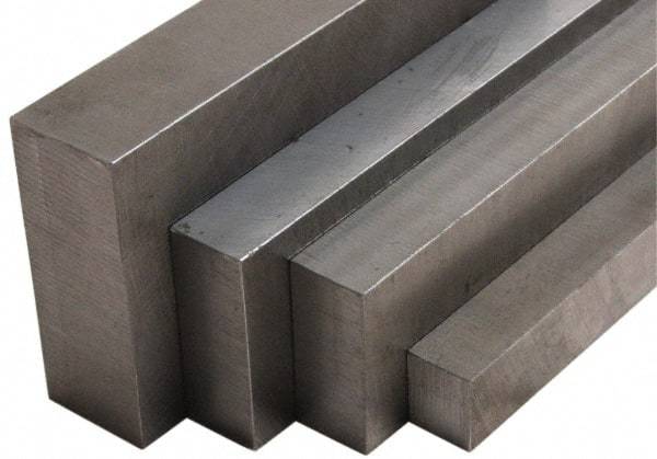 Value Collection - 1/2 Inch Thick x 3 Inch Wide x 36 Inch Long, 420 ESR Stainless Steel Rectangular Rod - Tolerance:  +0.015/+0.055 Inch Thickness, +0.060/+0.187 Inch Wide, +0.125/+0.375 Inch Length - Americas Tooling