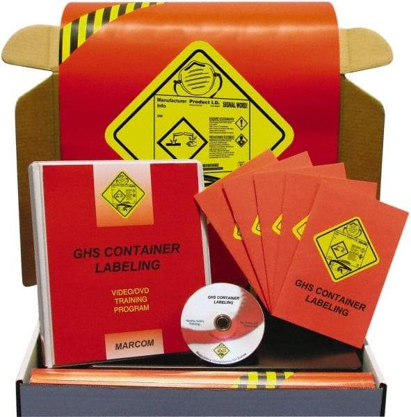 Marcom - GHS Container Labeling, Multimedia Training Kit - 12 Minute Run Time DVD, 1 Course, English - Americas Tooling