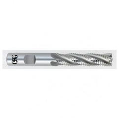 1/4 x 3/8 x 1-1/4 x 3-1/16 3 Fl HSS-CO Roughing Non-Center Cutting End Mill -  Bright - Americas Tooling