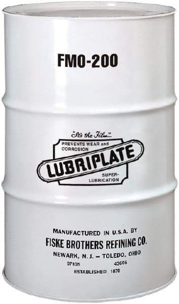 Lubriplate - 55 Gal Drum, Mineral Multipurpose Oil - SAE 10, ISO 46, 41 cSt at 40°C, 6 cSt at 100°C, Food Grade - Americas Tooling