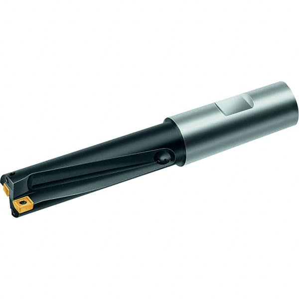 Walter - 1.64" Max Drill Depth, 3xD, 0.547" Diam, Indexable Insert Drill - 2 Inserts, 3/4" Shank Diam, Straight Shank - Americas Tooling