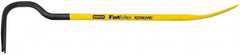 Stanley - 24" OAL Wrecking Bar - 5-21/64" Wide, Spring Steel - Americas Tooling