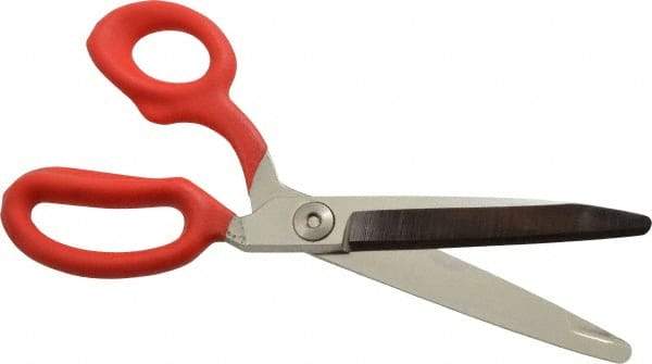 Wiss - 5" LOC, 10-3/8" OAL High Leverage Industrial Shears - Offset Handle, For Carpet, Composite Materials, Synthetic Fibers - Americas Tooling