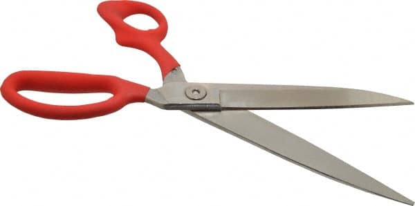 Wiss - 6" LOC, 12-1/2" OAL Inlaid Heavy Duty Shears - Left Hand, Offset Handle, For Composite Materials, Fabrics, Upholstery - Americas Tooling