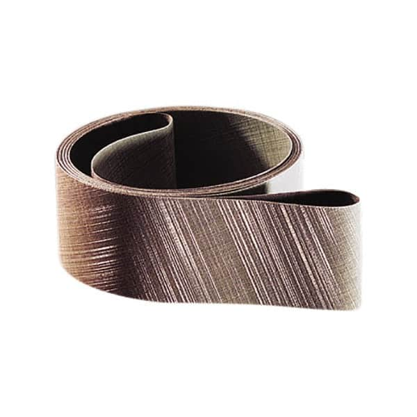 3M - 2" Wide x 132" OAL, A6 Grit, Aluminum Oxide Abrasive Belt - Aluminum Oxide, Coated, Cloth Backing, Wet, Series 307EA - Americas Tooling