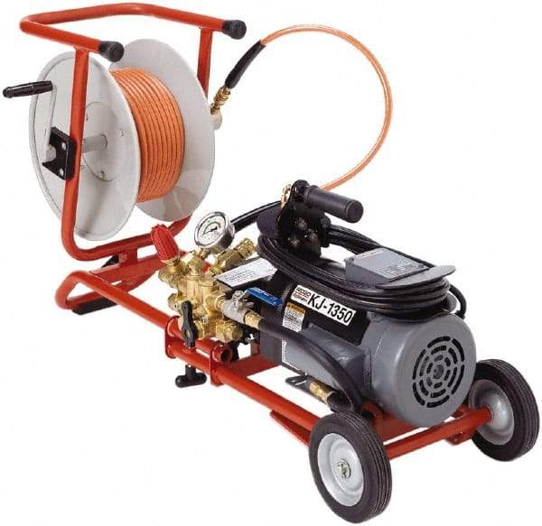 Ridgid - Electric Battery Drain Cleaning Machine - For 1-1/4" to 4" Pipe, 3/16" x 100' Cable - Americas Tooling