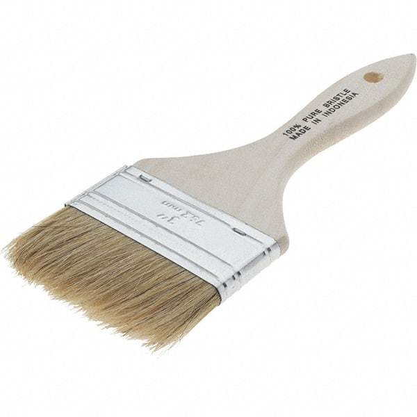 Weiler - 3" Chip Brush - 1-3/4" Bristle Length, Wood Handle - Americas Tooling