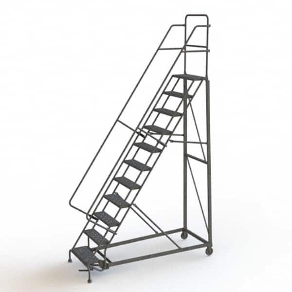 TRI-ARC - Rolling & Wall Mounted Ladders & Platforms Type: Rolling Warehouse Ladder Style: Rolling Safety Ladder - Americas Tooling