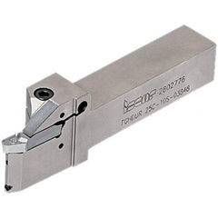 Iscar - FGHDU, External, Right Hand, 22.3mm Max Depth of Cut, Indexable Grooving Tool Holder - FGPAM Insert Compatibility, 25mm Shank Height, 25mm Shank Width, 150mm OAL, Through Coolant - Americas Tooling