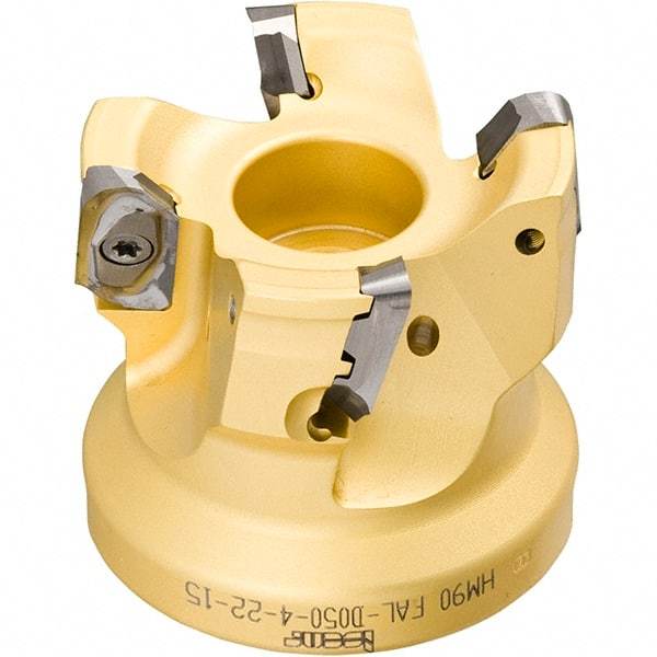 Iscar - Arbor Hole Connection, 0.118" Cutting Width, 14.8mm Depth of Cut, 63mm Cutter Diam, 22mm Hole Diam, 8 Tooth Indexable Slotting Cutter - SDN Toolholder, LNET Insert, Right Hand Cutting Direction - Americas Tooling