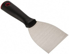 Hyde Tools - 3" Wide Carbon Steel Taping Knife - Flexible, Polypropylene Handle - Americas Tooling