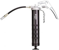 PRO-LUBE - 7,000 Max psi, Flexible Pistol Grease Gun - 14 oz Capacity, 1/8 Thread Outlet, 33 Strokes per oz - Americas Tooling