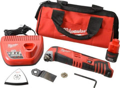 Milwaukee Tool - 12 Volt Cordless Multi Tool Kit - 5,000 to 20,000 RPM, Battery Included - Americas Tooling