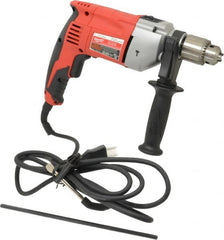 Milwaukee Tool - 120 Volt 1/2" Keyed Chuck Electric Hammer Drill - 0 to 48,000 BPM, 0 to 2,800 RPM - Americas Tooling