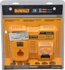 DeWALT - 12 to 20 & 7.2 to 18 Volt, 2 Battery Lithium-Ion, NiCad & NiMH Power Tool Charger - 1 hr to Charge - Americas Tooling