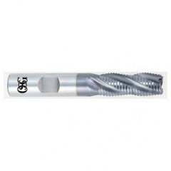 3/4 x 3/4 x 3/4 x 2-7/8 3 Fl HSS-CO Roughing Non-Center Cutting End Mill -  TiCN - Americas Tooling