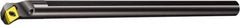 Sandvik Coromant - 0.5591" Min Bore Diam, 6" OAL, 3/8" Shank Diam, E..SDUPR/L Indexable Boring Bar - Screw-On Holding Method - Americas Tooling