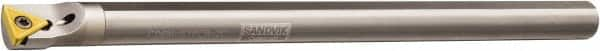 Sandvik Coromant - 0.6236" Min Bore Diam, 8" OAL, 1/2" Shank Diam, C..STFCR/L Indexable Boring Bar - Screw-On Holding Method - Americas Tooling