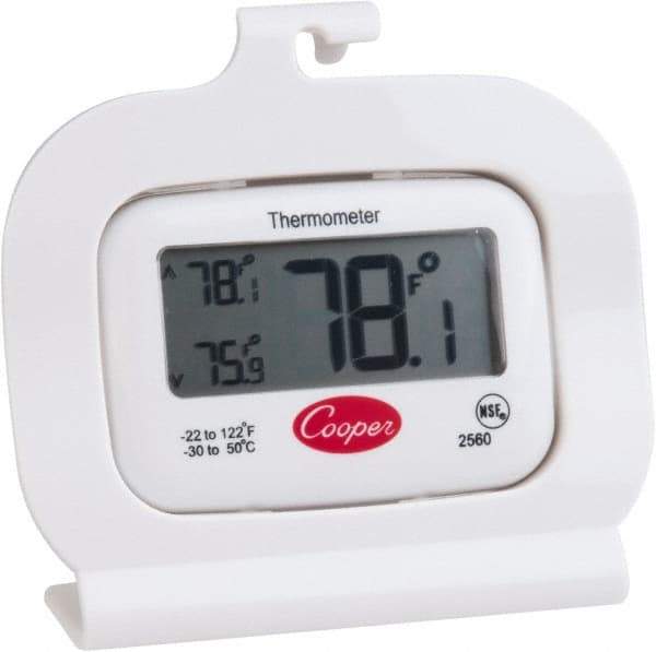 Cooper - Cooking & Refrigeration Thermometers Type: Refrigeration Thermometer Maximum Temperature (F): 122 - Americas Tooling