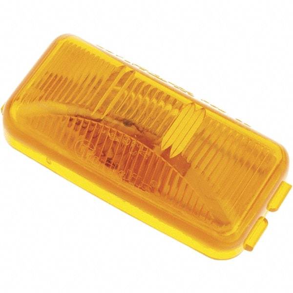 Truck-Lite - 2-1/2" Long, 0.33 Amp, Incandescent Side Marker Light Kit - 12 Volts, Yellow - Americas Tooling