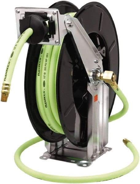 Legacy - 50' Spring Retractable Hose Reel - 300 psi, Hose Included - Americas Tooling