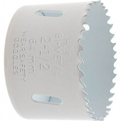 Value Collection - 2-1/2" Diam, 1-1/2" Cutting Depth, Hole Saw - Bi-Metal Saw, Toothed Edge - Americas Tooling