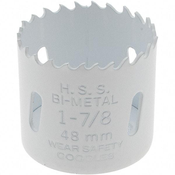 Value Collection - 1-7/8" Diam, 1-1/2" Cutting Depth, Hole Saw - Bi-Metal Saw, Toothed Edge - Americas Tooling