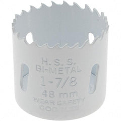 Value Collection - 1-7/8" Diam, 1-1/2" Cutting Depth, Hole Saw - Bi-Metal Saw, Toothed Edge - Americas Tooling