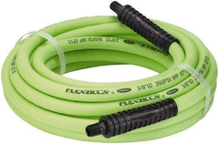 Legacy - 3/8" ID x 0.61" OD 25' Long Multipurpose Air Hose - MNPT x MNPT Ends, 300 Working psi, 140°, 1/4" Fitting, Green - Americas Tooling