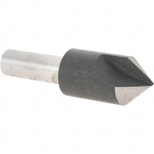 Value Collection - 5/8" Head Diam, 3/8" Shank Diam, 1 Flute 82° High Speed Steel Countersink - Americas Tooling